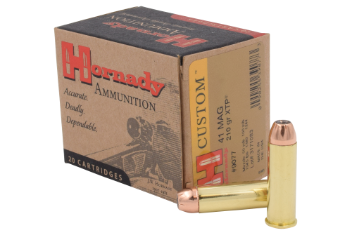 Hornady Custom .41 Remington Magnum 210 Grain Pistol Ammo