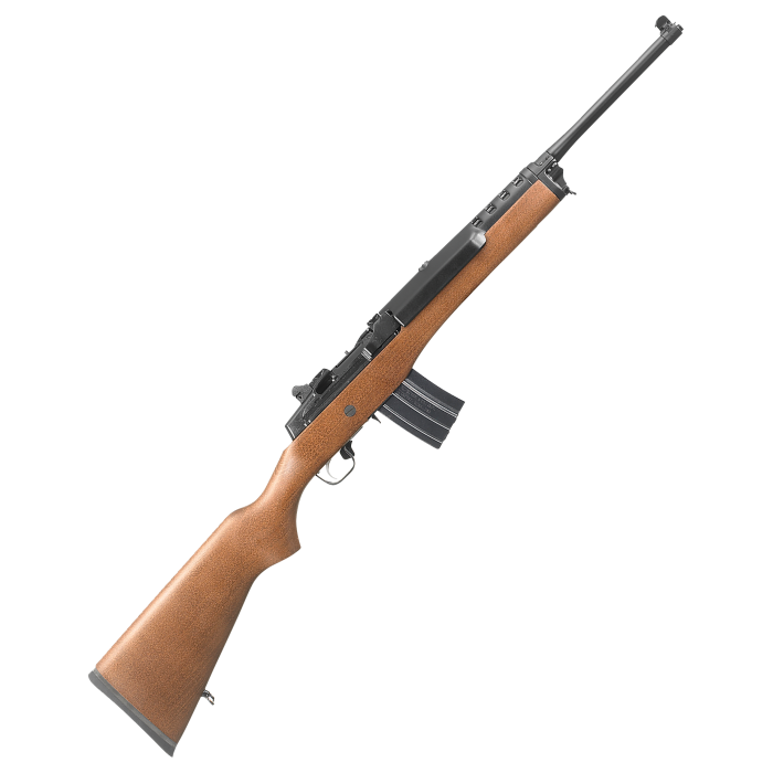 Ruger Mini-14 Ranch Rifle Semi-Auto Rifle with Wood Stock - .223 Remington/5.56 NATO - 20 + 1