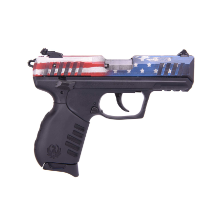 Ruger SR22 Semi-Auto Rimfire Pistol with American Flag Slide