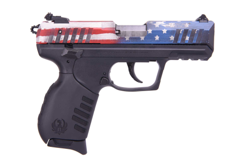 Ruger SR22 Semi-Auto Rimfire Pistol with American Flag Slide