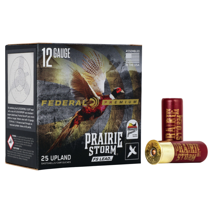 Federal Premium Prairie Storm FS Lead Shotshells - 12 ga. - #4 - 2.75