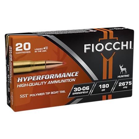 Fiocchi Extrema Centerfire Rifle Ammo - .30-06 Springfield - 180 Grain - 20 Rounds