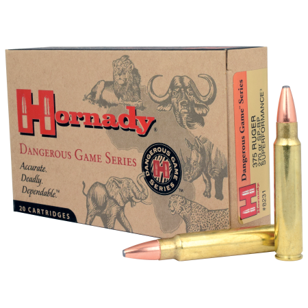 Hornady Dangerous Game Series .375 Ruger 270 Grain Centerfire Rifle Ammo