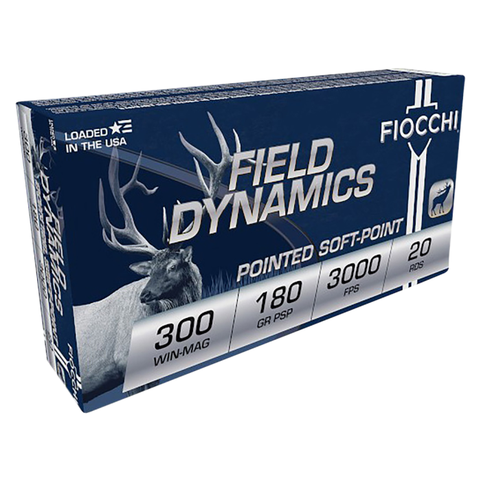 Fiocchi Shooting Dynamics .300 Winchester Magnum 180 Grain Centerfire Rifle Ammo