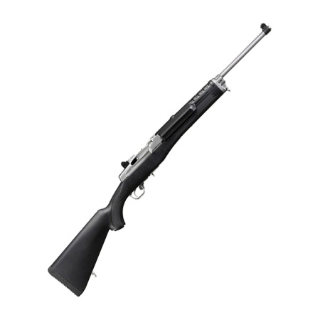 Ruger Mini-14 Ranch Semi-Auto Rifle - Stainless Steel - Synthetic Black