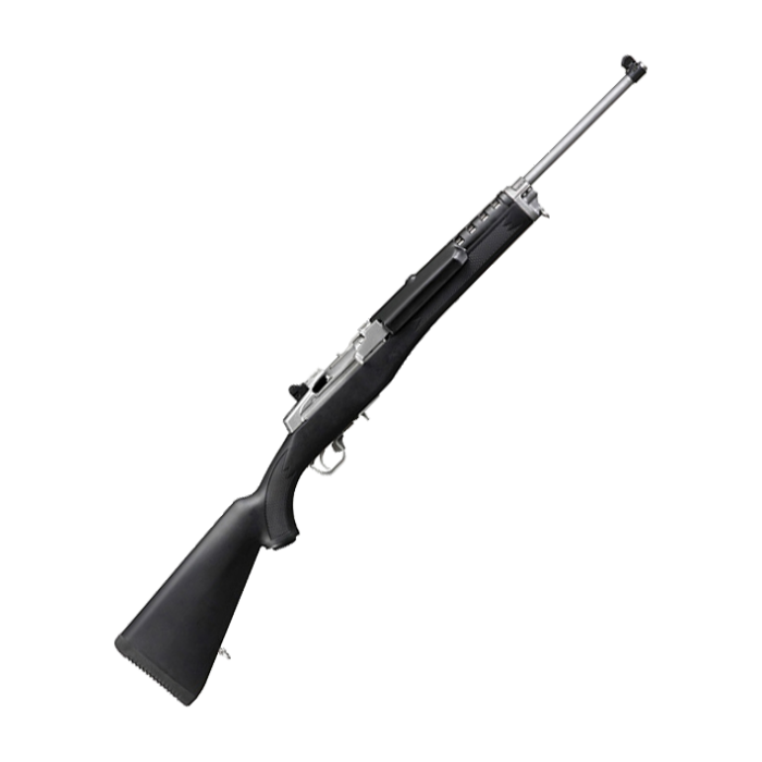 Ruger Mini-14 Ranch Semi-Auto Rifle - Stainless Steel - Synthetic Black