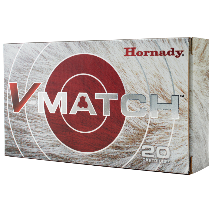 Hornady V-Match 6mm Creedmoor 80 Grain Centerfire Rifle Ammo