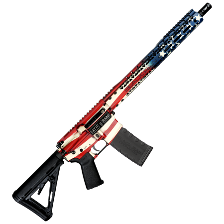 Black Rain Ordnance Patriot Semi-Auto Rifle in Stars & Stripes Cerakote Finish