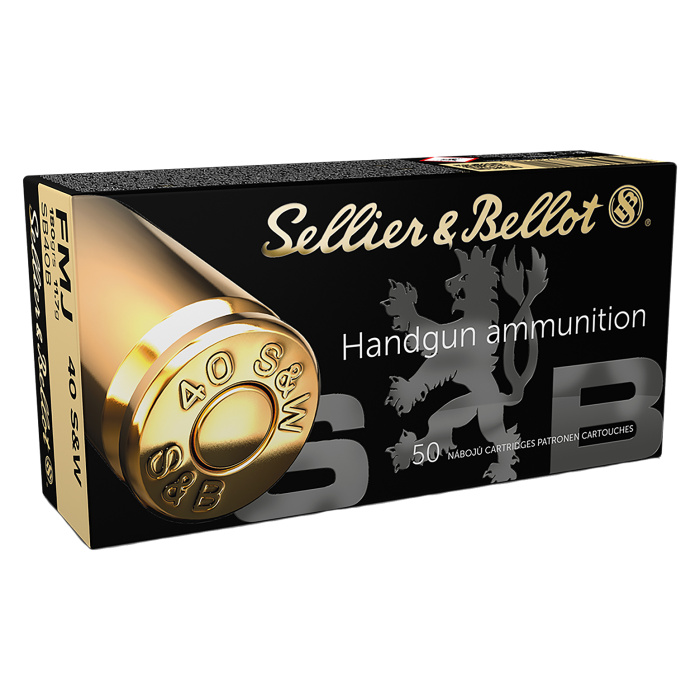 Sellier & Bellot Handgun Ammo - .40 S&W - 180 grain - 50 Rounds -