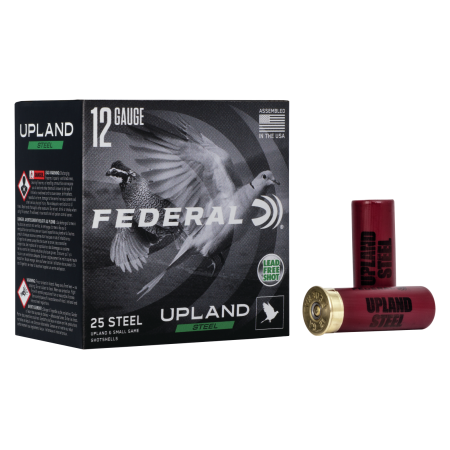 Federal Upland Steel Shotgun Ammo - 12 Gauge - 250 Rounds - 2.75'' - #7.5