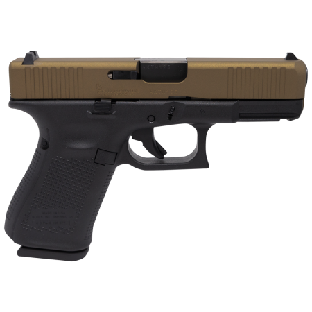 GLOCK 19 Gen5 Semi-Auto Pistol - 9mm - Burnt Bronze - 15 Rounds