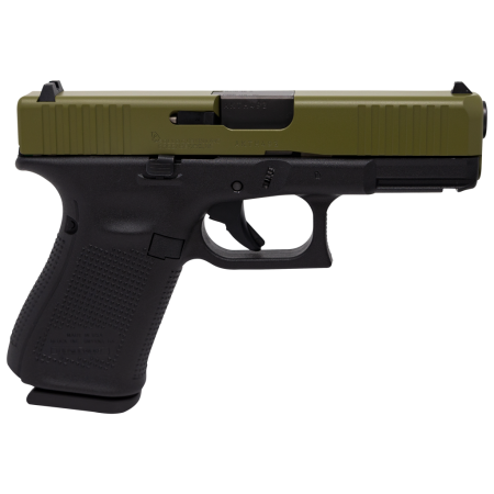 GLOCK 19 Gen5 Semi-Auto Pistol - 9mm - Bazooka Green - 15 Rounds