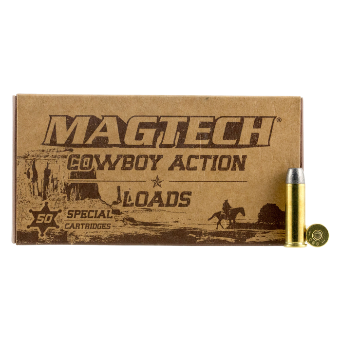 Magtech Cowboy Action .45 Long Colt 250 Grain Lead Flat Nose Centerfire Handgun Ammo