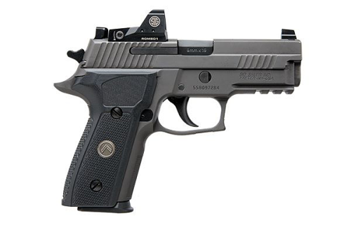 Sig Sauer P229 Legion SAO RXP Semi-Auto Pistol with Romeo 1 Pro Optic - 9mm - Legion Gray/Black