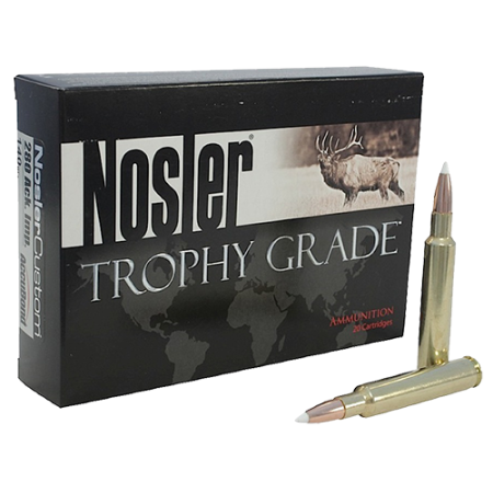 Nosler Trophy Grade .280 Remington 140 Grain Centerfire Rifle Ammo