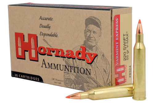 Hornady Varmint Express .220 Swift 55 Grain Centerfire Rifle Ammo