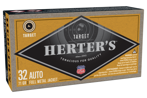 Herter's Target.32 Auto 71 Grain Handgun Ammo