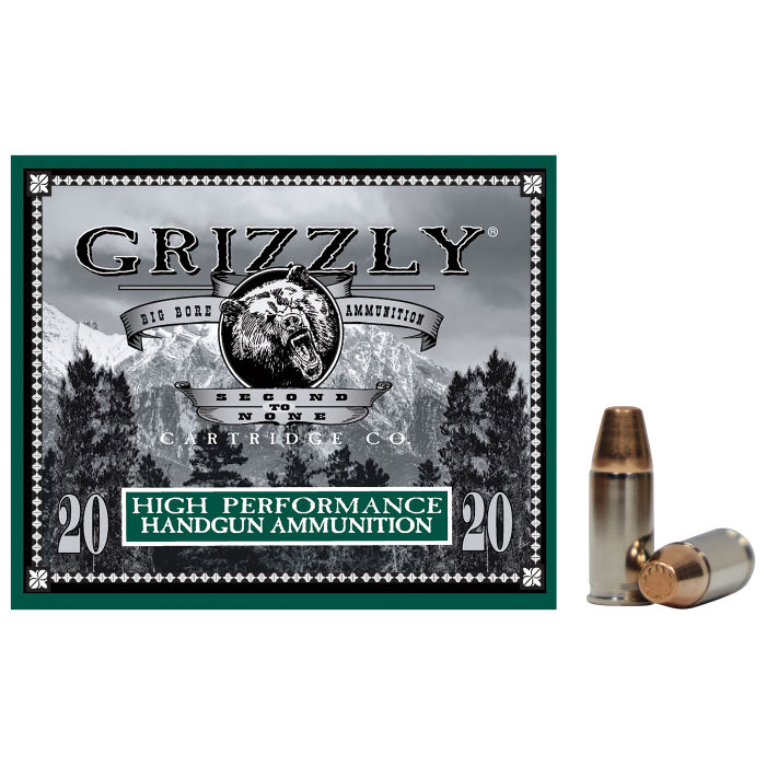 Grizzly Ammunition 9mm Luger +P 124 Grain Handgun Ammo