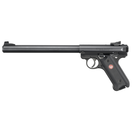 Ruger Mark IV Target Semi-Auto Rimfire Pistol with Bull Barrel - .22 Long Rifle - Black