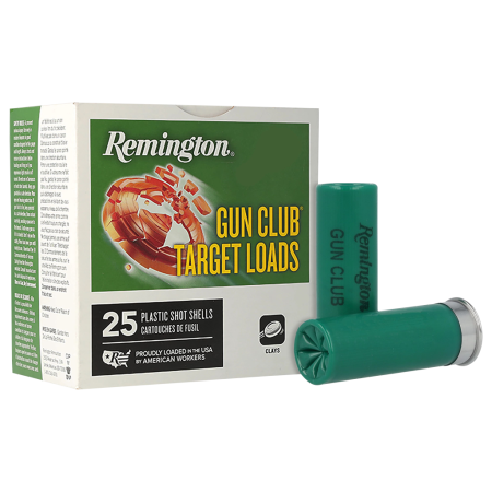 Remington Gun Club Target Loads - 12 Ga. - #8 Shot - 25 Rounds - 1185 fps