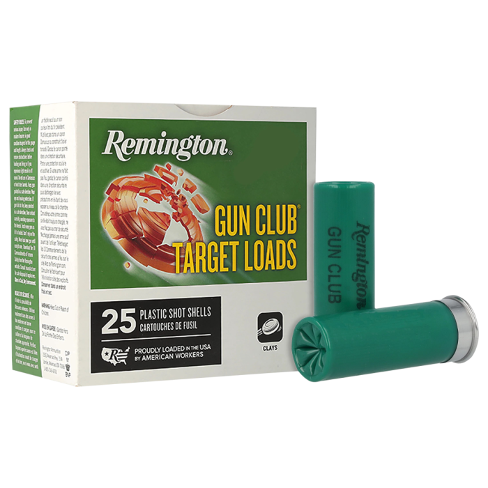 Remington Gun Club Target Loads - 12 Ga. - #8 Shot - 25 Rounds - 1185 fps