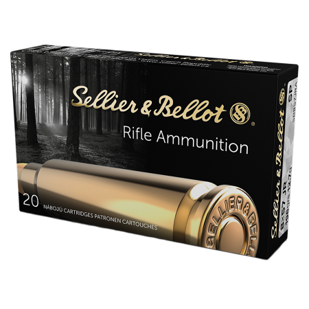 Sellier & Bellot 8X57mm JR 196 Grain Soft Point Centerfire Rifle Ammo