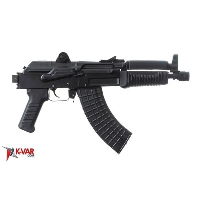 Arsenal SAM7K-44 SAM7K 7.62x39mm 8.50" 5+1 Black, Polymer Furniture, Iron Sights, Sling Mount Rear