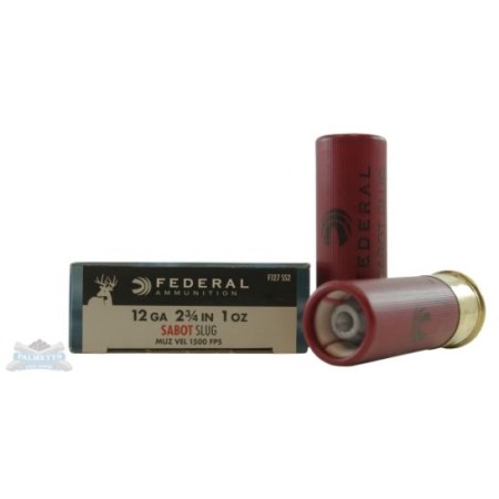 Federal 12ga 2.75" 1oz Sabot Power-Shok Shotshell Ammunition 5rds - F127 SS2