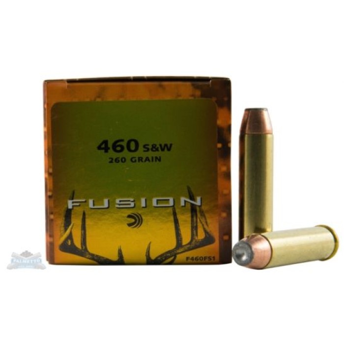 Federal 460 S&W Magnum 260gr Fusion Ammunition 20rds - F460FS1