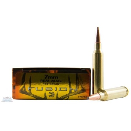 Federal 7mm Remington Magnum 175gr Fusion Ammunition 20rds - F7RFS2