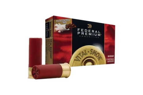 Federal 12ga 2.75" 9 Pellets 00 Buck Vital-Shok w/FC Shotshell Ammunition 5rds - PFC154 00