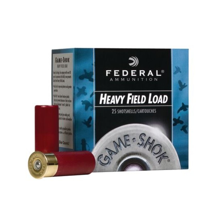 Federal 12ga 2.75" 1-1/8oz #8 "Game-Shok" Hvy Field Lead Shotshell Ammunition 25rds - H123 8