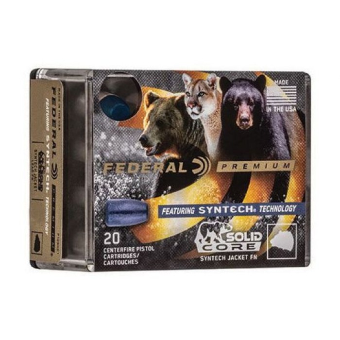 Federal Premium Syntech Brass 9mm 147 Grain 20-Rounds SCS