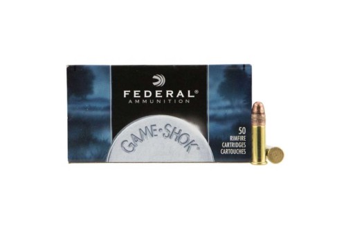 Federal Game-Shok 22LR Ammo 40 Grain Copper Plated Solid Point - 710