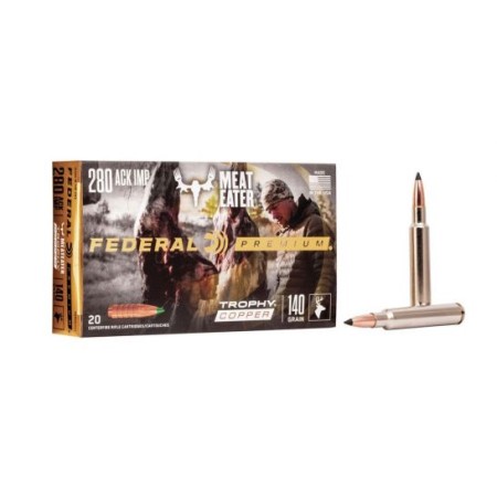 Federal Trophy Copper .280 Ackley Improved 140 gr 20 Rounds Ammunition - P280A1TC1