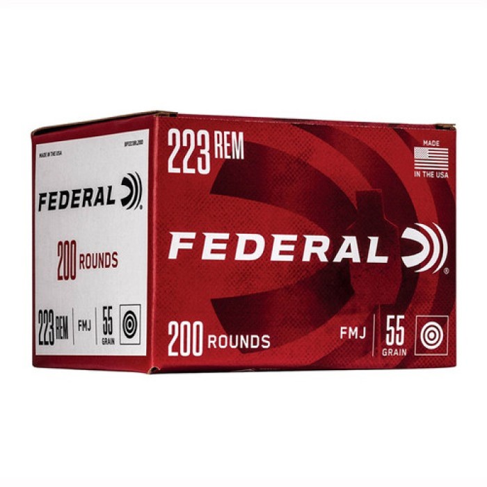 Federal American Eagle 223Rem 55Gr L/O 200/2 BP223BL200