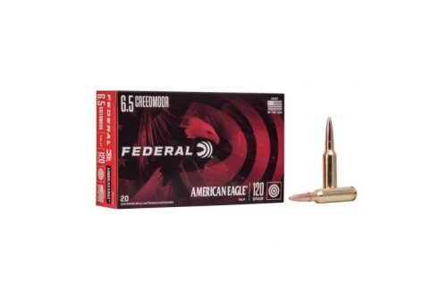 Federal American Eagle Rifle 120 gr TMJ 6.5 Creedmoor Ammunition 20 Rounds - AE65CRD3