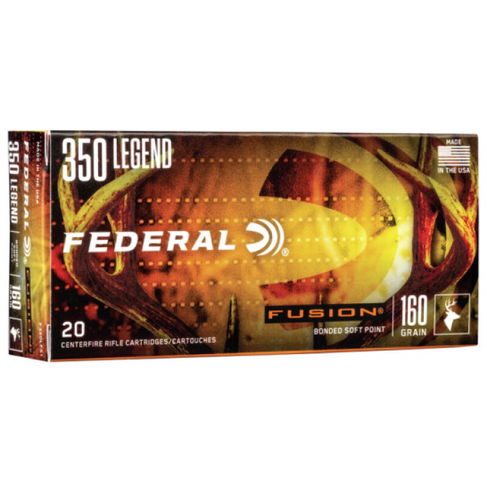 Federal Fusion 160 Grain FSP 350 Legend Ammo 20 rds - F350LFS1