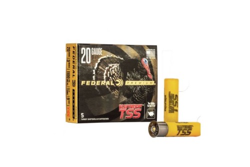 Federal Premium Heavyweight TSS 20 Gauge 1 1/2 oz Heavyweight TSS Centerfire Shotgun Ammo, 9 Shot, 5 Rounds, PTSSX259F 9