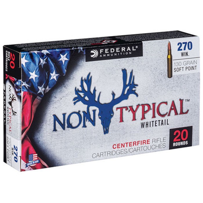 FEDERAL NON TYPICAL 270WIN 130GR SP 20/10 270DT130