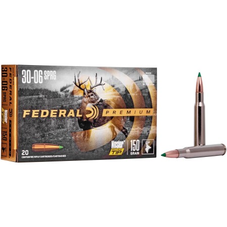 Federal Premium 30-06 150 Grain Nosler Ballistic Tip, 20 Round Box - Dirty Bird Industries