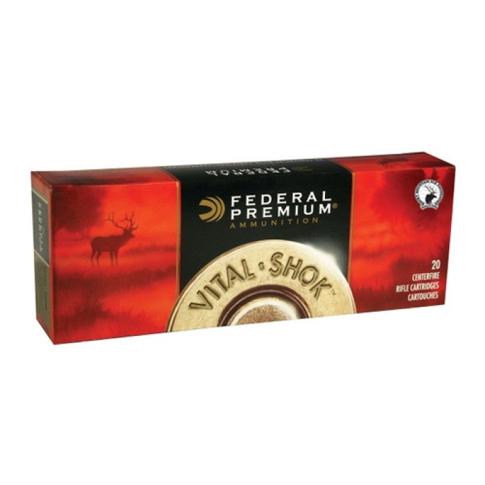 Federal Premium Vital-Shok 22-250 Remington 55 Grain Sierra GameKing Hollow Point Boat Tail Ammunition