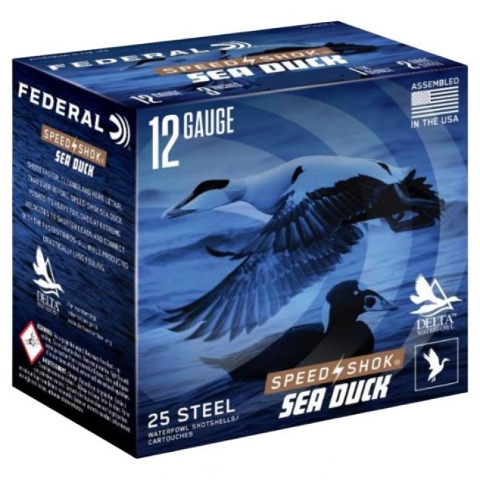 Federal Speed Shok Sea Duck 12 Gauge 3" 1 1/4 oz 2 Shot 25 Rounds - WF142SD2