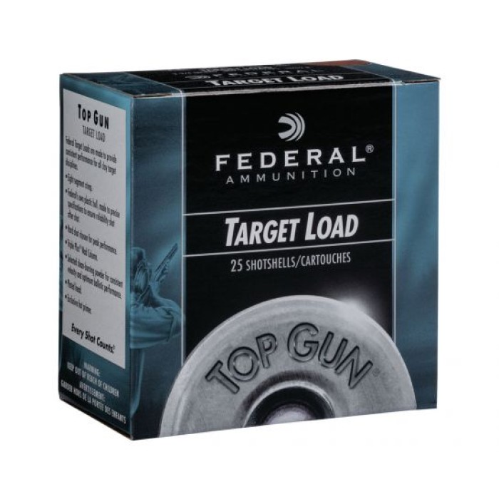 Federal Top Gun 12 Gauge 2.75" 8 Shot 1 1/8 oz 25 Rounds - TGL12C8