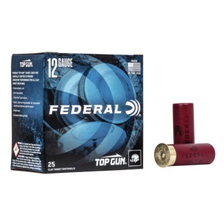 Federal Top Gun 2.75" 1 1/8oz #7.5 Shot 12 Gauge Ammo 25 Rounds - TGL1275