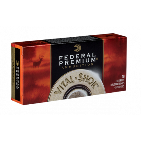 Federal 308 150gr Nosler Ballistic Tip Vital-Shok Ammunition 20rds - P308F