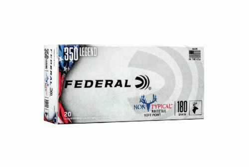 Federal Non-Typical SP 180GR 350 Legend Ammo, 20rd/box - 350LDT1