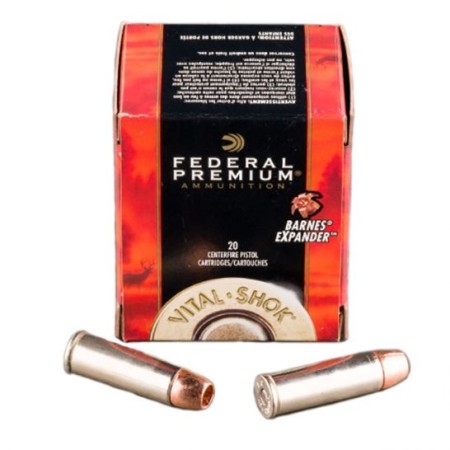 Federal 454 Casull 250gr Barnes Expander Ammunition 20rds - P454XB1