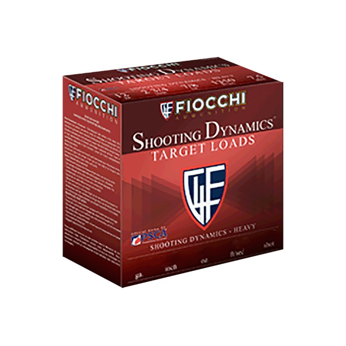 Fiocchi Shooting Dynamics Targets Load 12 GA 2.75" 1 1/8 oz 25 Rounds per Box