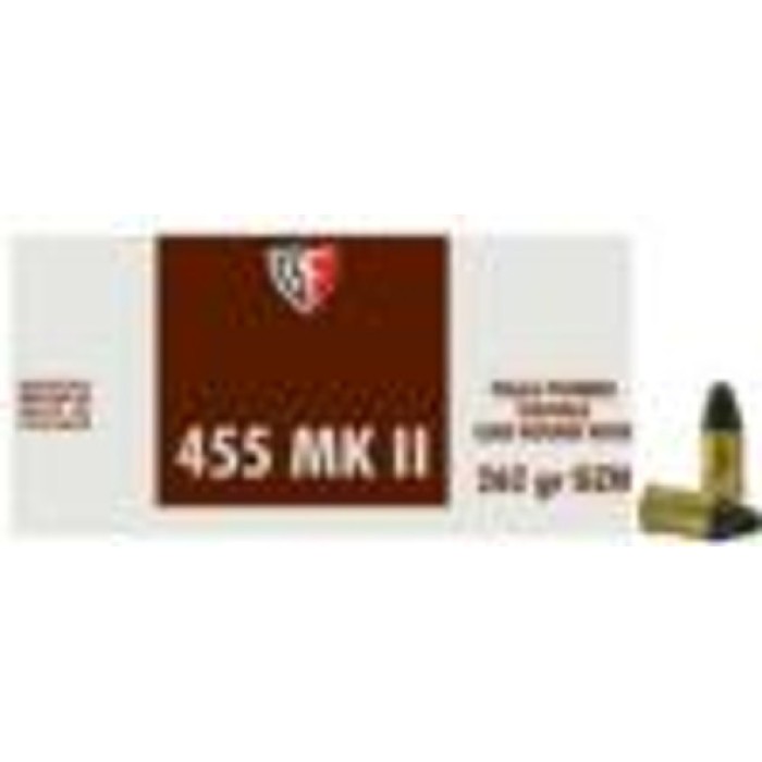 Fiocchi Ammo .455 Webley - 262gr. Lead-rn 50-pack